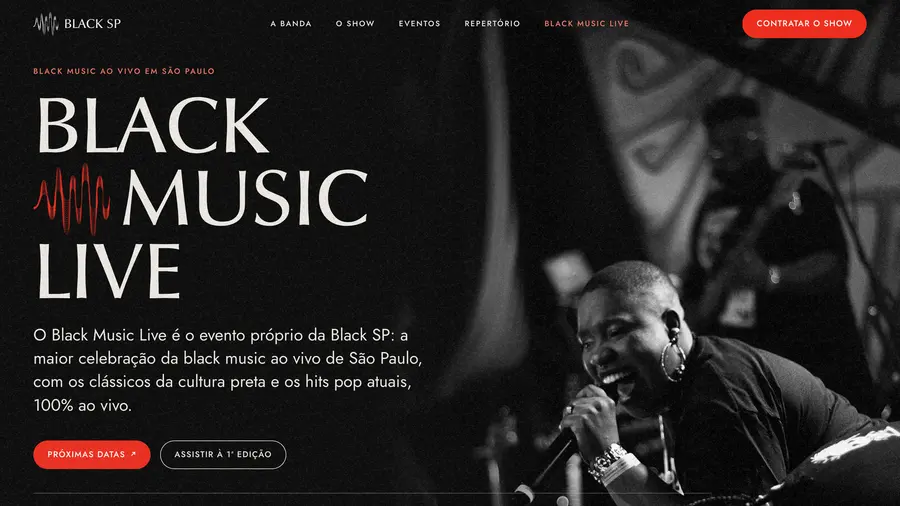 Black SP: BLACK MUSIC AO VIVO EM SÃO PAULO BLACK MUSIC