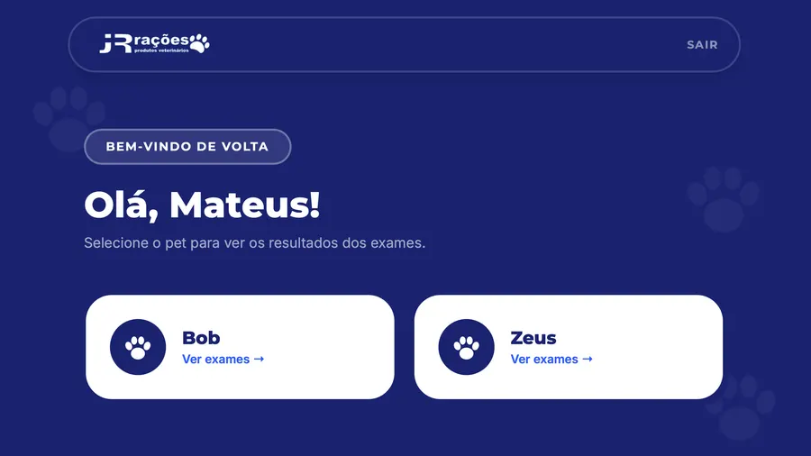 JR Rações: O portal de exames