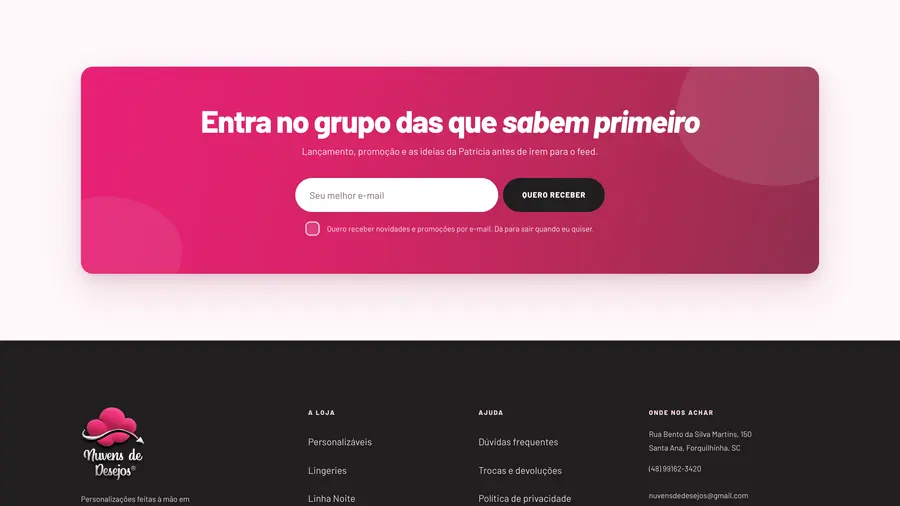 Nuvens de Desejos: Entra no grupo das que sabem primeiro