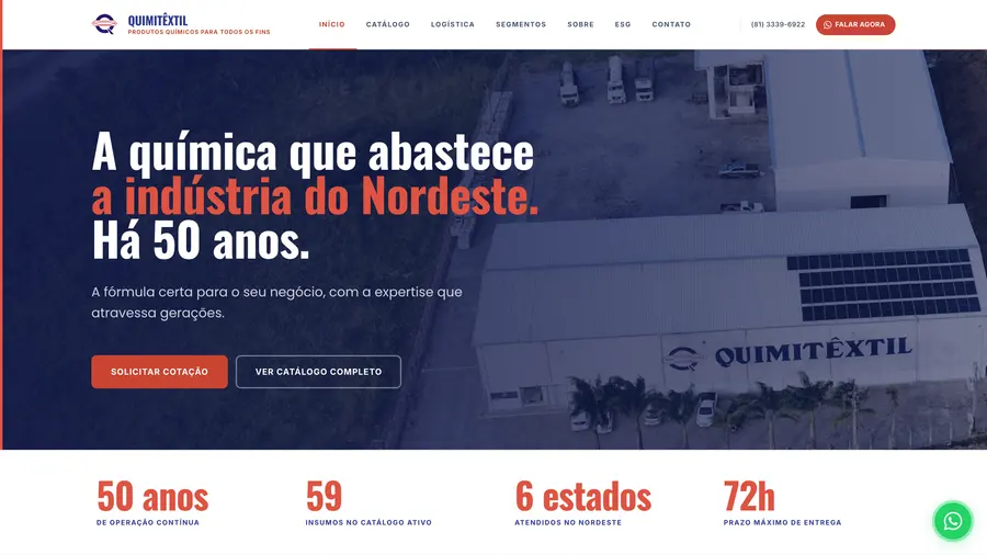 Quimitêxtil: A química que abastece a indústria do
