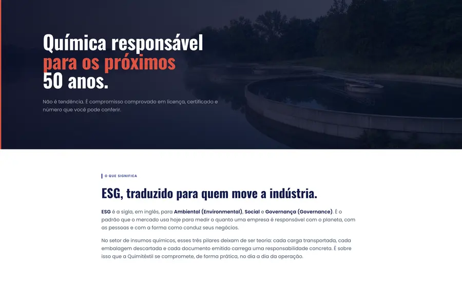 Quimitêxtil: Química responsável para os próximos 50 anos.